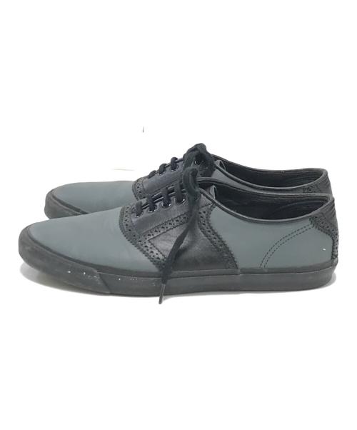 COMME des GARCONS COMME des GARCONS（コムデギャルソン コムデギャルソン）COMME des GARCONS COMME des GARCONS (コムデギャルソン コムデギャルソン) レザースニーカー グレー サイズ:2の古着・服飾アイテム