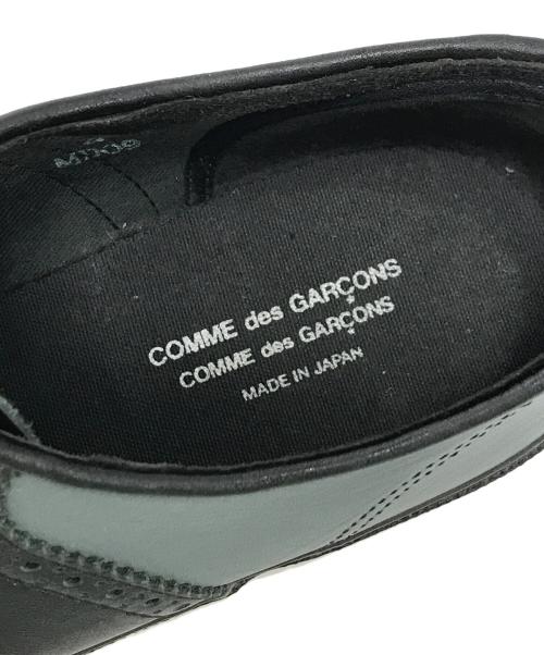 COMME des GARCONS COMME des GARCONS（コムデギャルソン コムデギャルソン）COMME des GARCONS COMME des GARCONS (コムデギャルソン コムデギャルソン) レザースニーカー グレー サイズ:2の古着・服飾アイテム