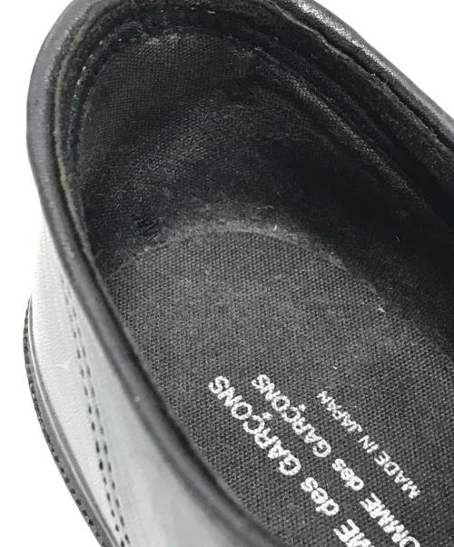 COMME des GARCONS COMME des GARCONS（コムデギャルソン コムデギャルソン）COMME des GARCONS COMME des GARCONS (コムデギャルソン コムデギャルソン) レザースニーカー グレー サイズ:2の古着・服飾アイテム