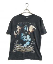 TUPAC（トゥパック）の古着「ヒップホップTシャツ」｜ブラック