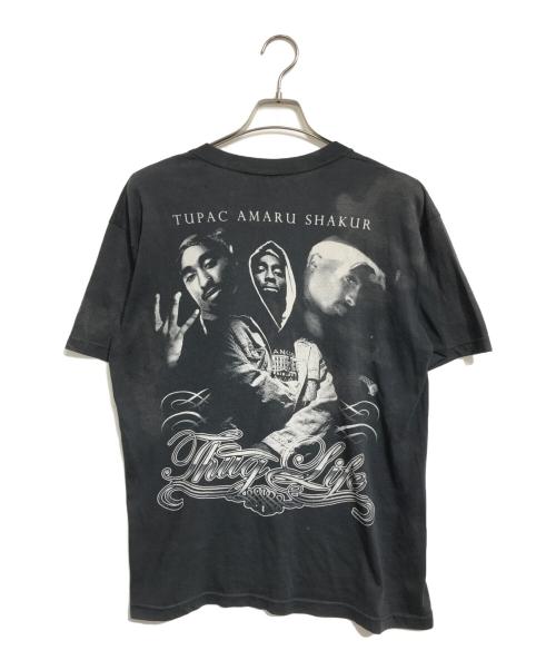 TUPAC（トゥパック）TUPAC (トゥパック) ヒップホップTシャツ ブラック サイズ:表記なしの古着・服飾アイテム