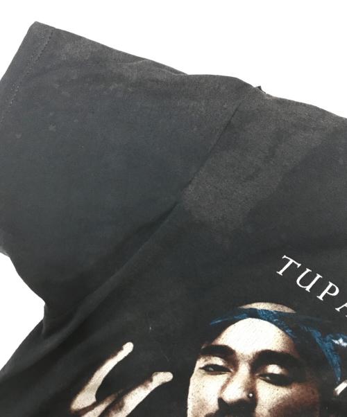 TUPAC（トゥパック）TUPAC (トゥパック) ヒップホップTシャツ ブラック サイズ:表記なしの古着・服飾アイテム