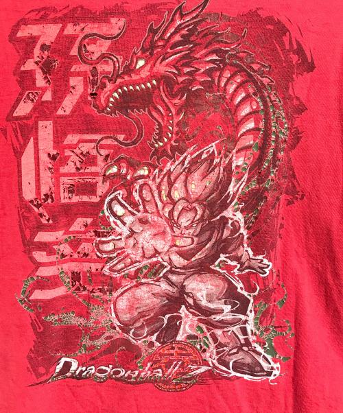 DRAGONBALL Z（ドラゴンボールゼット）DRAGONBALL Z (ドラゴンボールゼット) 00s DRAGONBALL Z(ドラゴンボールゼット)アニメTシャツ レッド サイズ:不明の古着・服飾アイテム