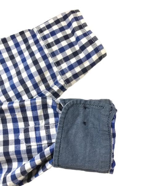 A BATHING APE（アベイシングエイプ）A BATHING APE (アベイシングエイプ) チェックシャツ ブルー サイズ:Mの古着・服飾アイテム
