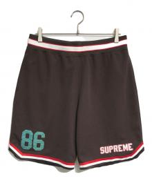 SUPREME（シュプリーム）の古着「Faux Croc Basketball Short」｜ブラウン