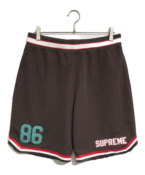 SUPREME（シュプリーム）SUPREME (シュプリーム) Faux Croc Basketball Short ブラウン サイズ:Mの古着・服飾アイテム