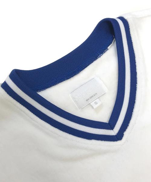 SUPREME（シュプリーム）SUPREME (シュプリーム) Velour Baseball Top ホワイト サイズ:Sの古着・服飾アイテム
