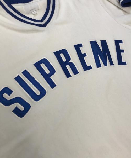 SUPREME（シュプリーム）SUPREME (シュプリーム) Velour Baseball Top ホワイト サイズ:Sの古着・服飾アイテム