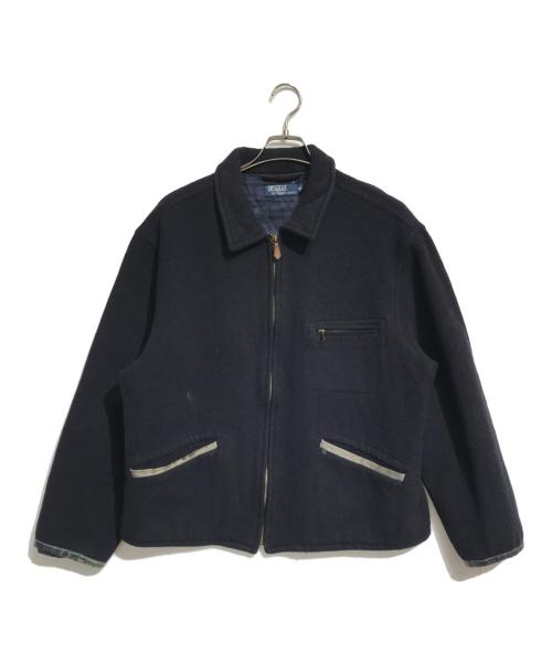 POLO RALPH LAUREN（ポロ・ラルフローレン）POLO RALPH LAUREN (ポロ・ラルフローレン) ウールスポーツジャケット ネイビー サイズ:105の古着・服飾アイテム