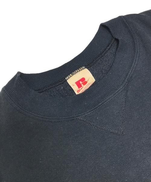 RUSSELL ATHLETIC（ラッセルアスレチック）RUSSELL ATHLETIC (ラッセルアスレチック) 前Vスウェット ブラック サイズ:Lの古着・服飾アイテム