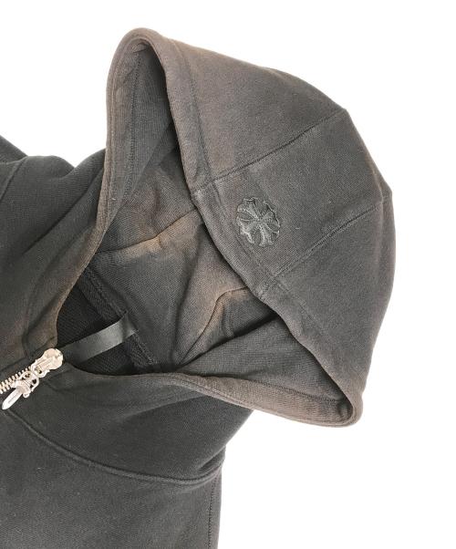 CHROME HEARTS（クロムハーツ）CHROME HEARTS (クロムハーツ) ジップパーカー ブラック サイズ:XLの古着・服飾アイテム