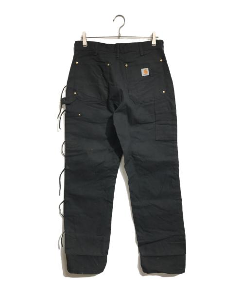 CarHartt（カーハート）CarHartt (カーハート) ダブルニーダック地パンツ ブラック サイズ:32×32の古着・服飾アイテム