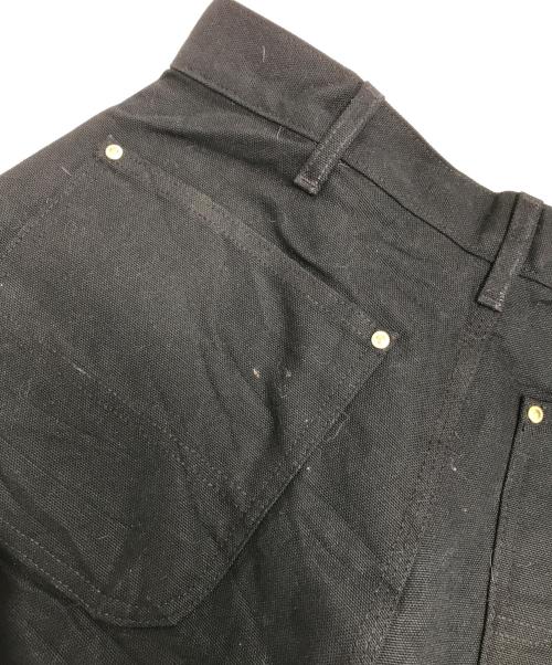 CarHartt（カーハート）CarHartt (カーハート) ダブルニーダック地パンツ ブラック サイズ:32×32の古着・服飾アイテム