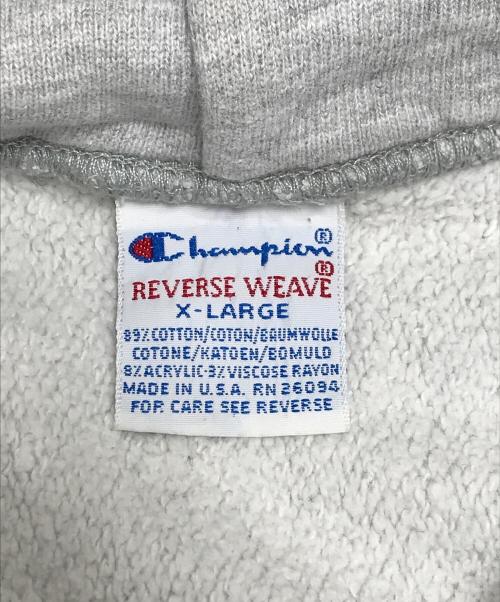 Champion（チャンピオン）Champion (チャンピオン) リバースウィーブスウェットパーカー グレー サイズ:XLの古着・服飾アイテム