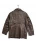 GVF IMPERCUIR GRAULHET (ジーブイエフ) コルビジェジャケット ブラウン サイズ:表記なし：25000円