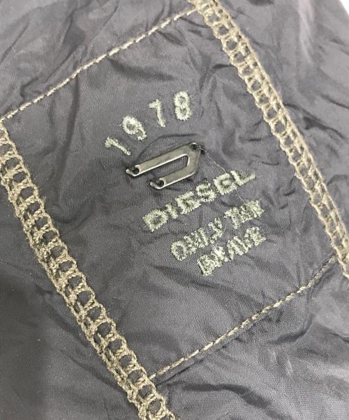 DIESEL（ディーゼル）DIESEL (ディーゼル) 多重ジップナイロンジャケット ブラック サイズ:Lの古着・服飾アイテム