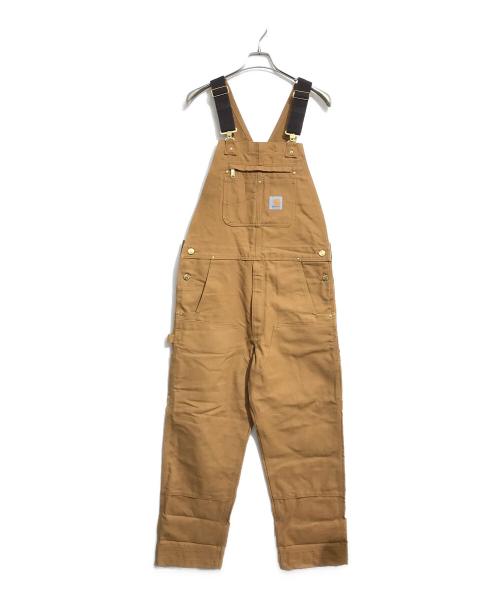 CarHartt（カーハート）CarHartt (カーハート) ダブルニーオーバーオール ベージュ サイズ:34×32の古着・服飾アイテム