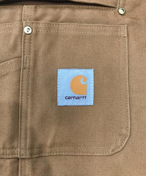 CarHartt（カーハート）CarHartt (カーハート) ダブルニーオーバーオール ベージュ サイズ:34×32の古着・服飾アイテム