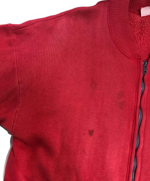 Healthknit（ヘルスニット）Healthknit (ヘルスニット) ヴィンテージスウェットジャケット レッド サイズ:Lの古着・服飾アイテム