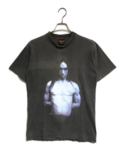 アーティストTシャツ（アーティストTシャツ）アーティストTシャツ (アーティストTシャツ) 90s Iggy Pop(イギーポップ) アーティストTシャツ ブラック サイズ:Lの古着・服飾アイテム