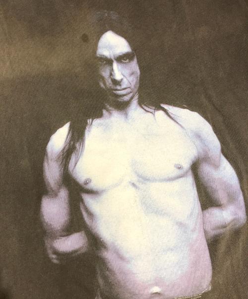アーティストTシャツ（アーティストTシャツ）アーティストTシャツ (アーティストTシャツ) 90s Iggy Pop(イギーポップ) アーティストTシャツ ブラック サイズ:Lの古着・服飾アイテム