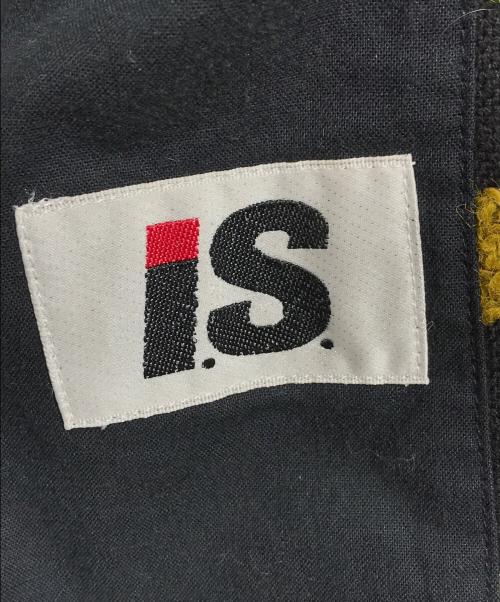 IS ISSEY MIYAKE（アイエスイッセイミヤケ）IS ISSEY MIYAKE (アイエスイッセイミヤケ) 刺繍ジャケット ブラック サイズ:9の古着・服飾アイテム
