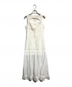 ANDMARYアンドマリー）の古着「Amelia lace long dress」｜ホワイト
