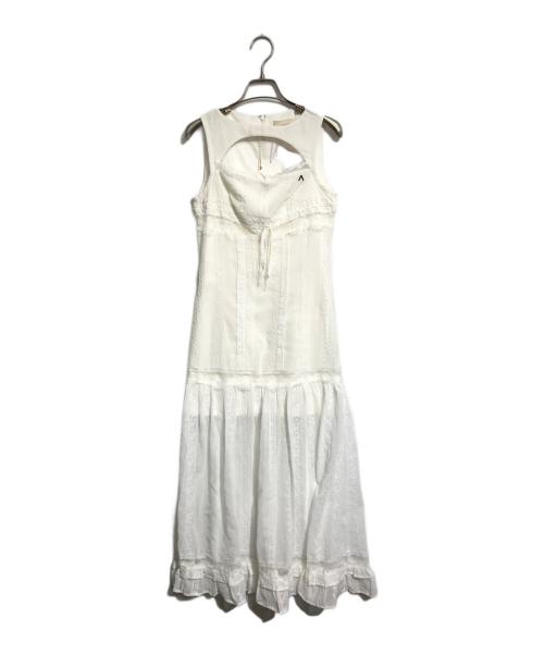 ANDMARY（アンドマリー）ANDMARY (アンドマリー) Amelia lace long dress ホワイト サイズ:FREE 未使用品の古着・服飾アイテム