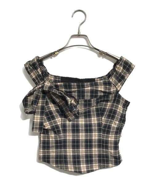 ANDMARY（アンドマリー）ANDMARY (アンドマリー) Ruban ribbon set up ブラック サイズ:Mの古着・服飾アイテム