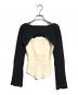 ANDMARY (アンドマリー) Bebe ribbon set tops ベージュ×ブラック サイズ:F：10000円