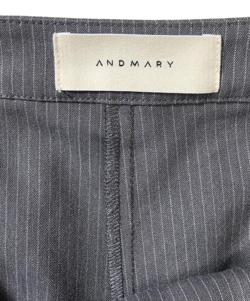ANDMARY（アンドマリー）ANDMARY (アンドマリー) Mimi balloon set up ベージュ×グレー サイズ:Fの古着・服飾アイテム