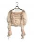 M ME EME (エムミーエメ) Chiffon mesh gathered setup ベージュ サイズ:表記なし：10000円