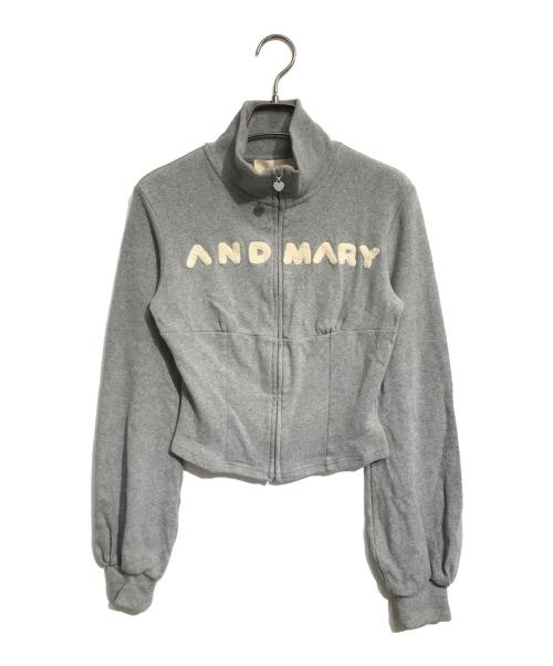 ANDMARY（アンドマリー）ANDMARY (アンドマリー) Lace logo set up グレー サイズ:Fの古着・服飾アイテム