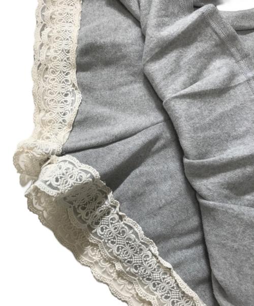 ANDMARY（アンドマリー）ANDMARY (アンドマリー) Lace logo set up グレー サイズ:Fの古着・服飾アイテム