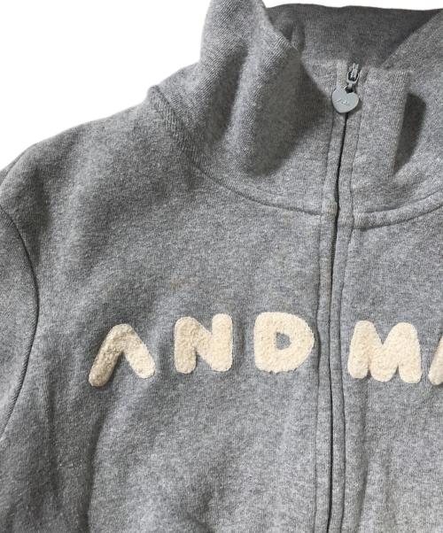 ANDMARY（アンドマリー）ANDMARY (アンドマリー) Lace logo set up グレー サイズ:Fの古着・服飾アイテム