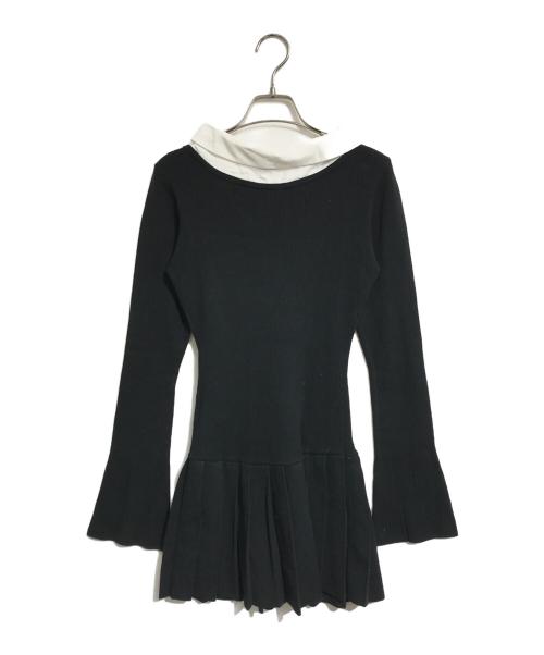 ANDMARY（アンドマリー）ANDMARY (アンドマリー) Lotta frill mini dress ブラック サイズ:Fの古着・服飾アイテム