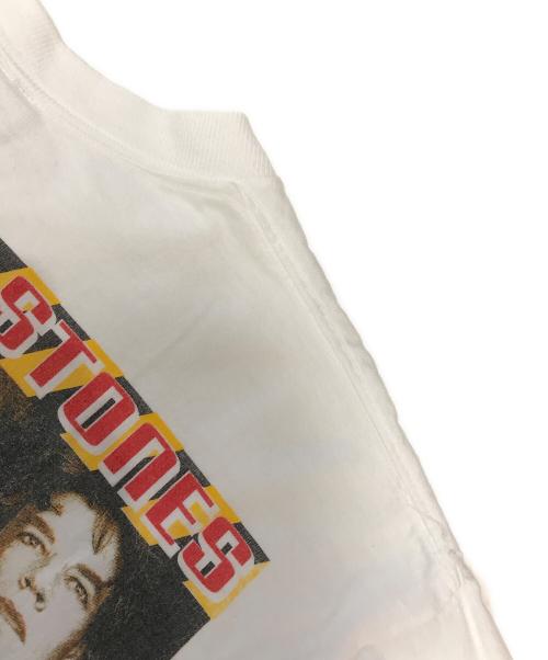 バンドTシャツ（バンドTシャツ）バンドTシャツ (バンドTシャツ) 90s THE ROLLING STONES(ローリングストーンズ) バンドTシャツ ホワイト サイズ:XLの古着・服飾アイテム