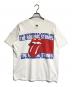 バンドTシャツ（バンドTシャツ）の古着「90s THE ROLLING STONES(ローリングストーンズ) バンドTシャツ」｜ホワイト