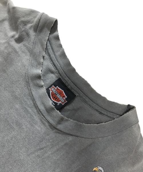 モーターサイクルTシャツ（モーターサイクルTシャツ）モーターサイクルTシャツ (モーターサイクルTシャツ) HARLEY-DAVIDSON(ハーレーダビッドソン) モーターサイクルTシャツ ブラック サイズ:Lの古着・服飾アイテム