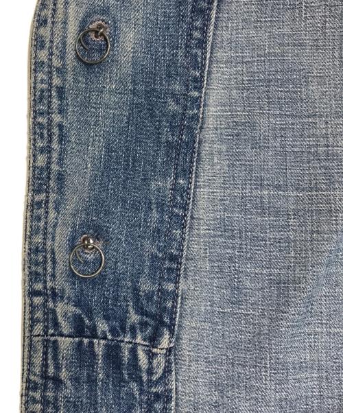 VINTAGE MILITARY（ヴィンテージ ミリタリー）VINTAGE MILITARY (ヴィンテージ ミリタリー) U'S NAVY ショールカラーデニムジャケット インディゴ サイズ:表記なしの古着・服飾アイテム