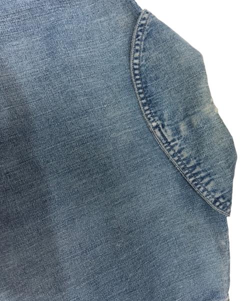 VINTAGE MILITARY（ヴィンテージ ミリタリー）VINTAGE MILITARY (ヴィンテージ ミリタリー) U'S NAVY ショールカラーデニムジャケット インディゴ サイズ:表記なしの古着・服飾アイテム