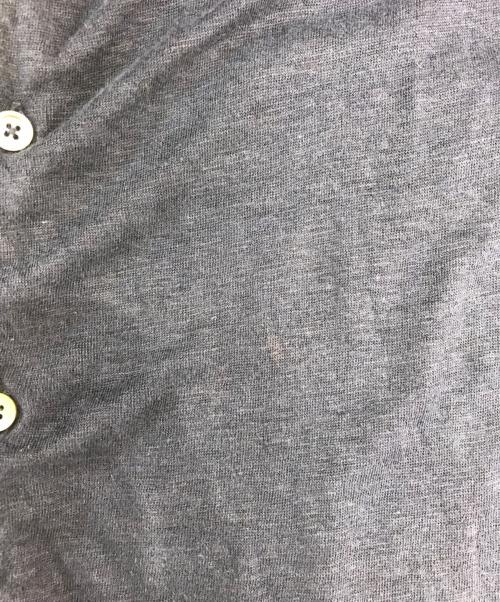 POLO RALPH LAUREN（ポロ・ラルフローレン）POLO RALPH LAUREN (ポロ・ラルフローレン) 半袖オープンカラーリネンシャツ ネイビー サイズ:Lの古着・服飾アイテム