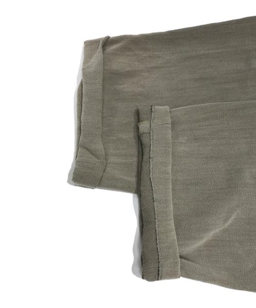 GIORGIO ARMANI（ジョルジオアルマーニ）GIORGIO ARMANI (ジョルジオアルマーニ) レーヨン混2タックパンツ ベージュ サイズ:表記なしの古着・服飾アイテム