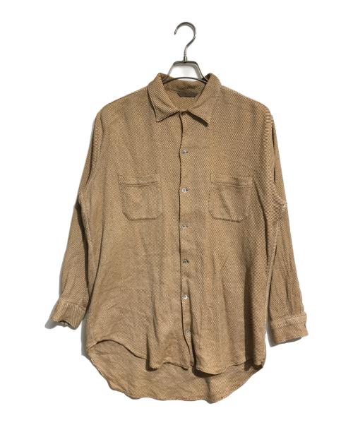 Y's for men（ワイズフォーメン）Y's for men (ワイズフォーメン) ロングスリーブコットンシャツ ベージュ サイズ:表記なしの古着・服飾アイテム
