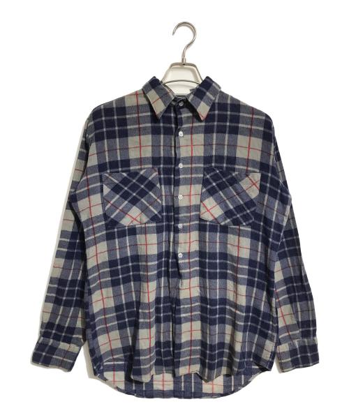 big mac（ビッグマック）big mac (ビッグマック) ネルシャツ ネイビー サイズ:M　15-151/2の古着・服飾アイテム