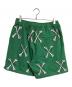 MAYO (メイヨー) CROSS BONES Embroidery Sweat Shorts グリーン サイズ:XL：12000円