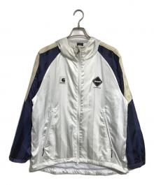 F.C.R.B.×CarHartt（エフシーレアルブリストル×カーハート）の古着「WIP WARM-UP JACKET」｜ホワイト