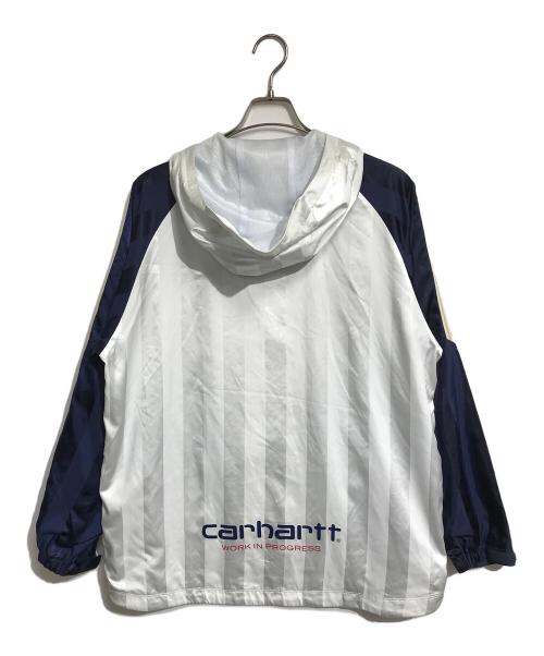 F.C.R.B.（エフシーレアルブリストル）F.C.R.B. (エフシーレアルブリストル) CarHartt (カーハート) WIP WARM-UP JACKET ホワイト サイズ:Mの古着・服飾アイテム