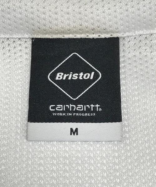 F.C.R.B.（エフシーレアルブリストル）F.C.R.B. (エフシーレアルブリストル) CarHartt (カーハート) WIP WARM-UP JACKET ホワイト サイズ:Mの古着・服飾アイテム