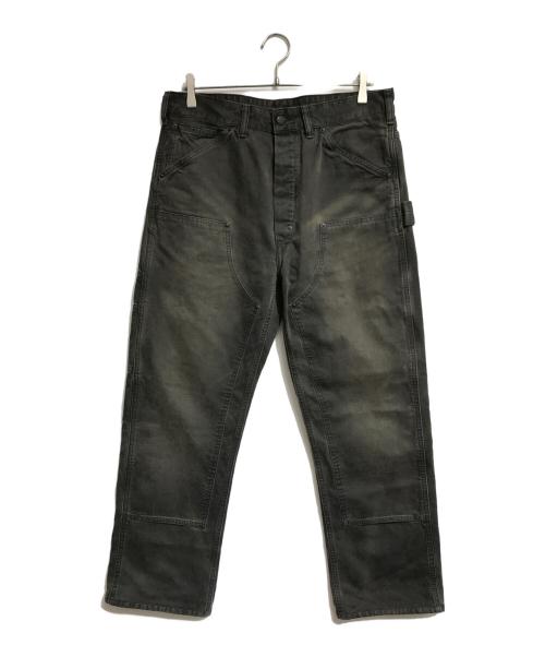 RRL（ダブルアールエル）RRL (ダブルアールエル) ダブルニーペインターパンツ ブラック サイズ:W32 L32の古着・服飾アイテム